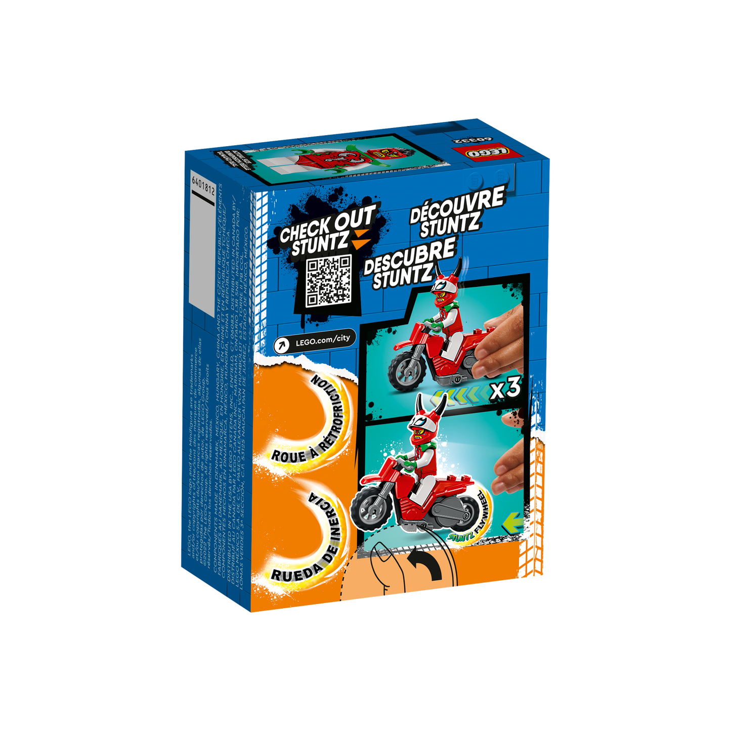 Lego City Reckless Scorpion Stunt Bike 60332