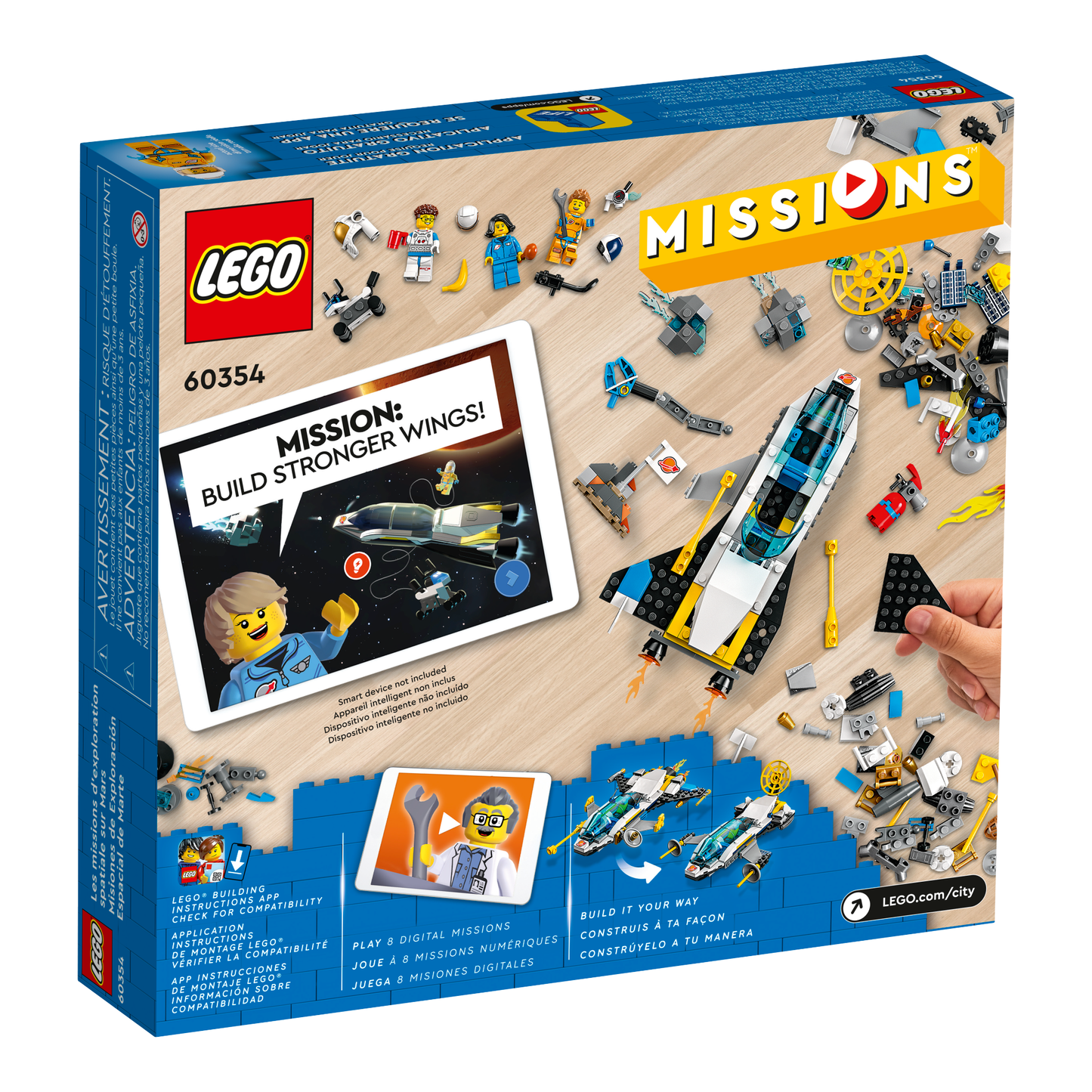 Lego City Mars Spacecraft Exploration Missions 60354