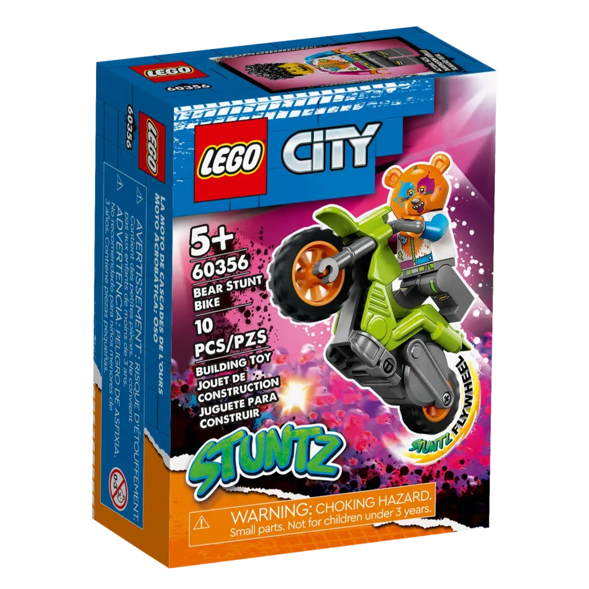Lego City Bear Stunt Bike 60356