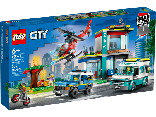Lego City Emergency Vehicles HQ 60371