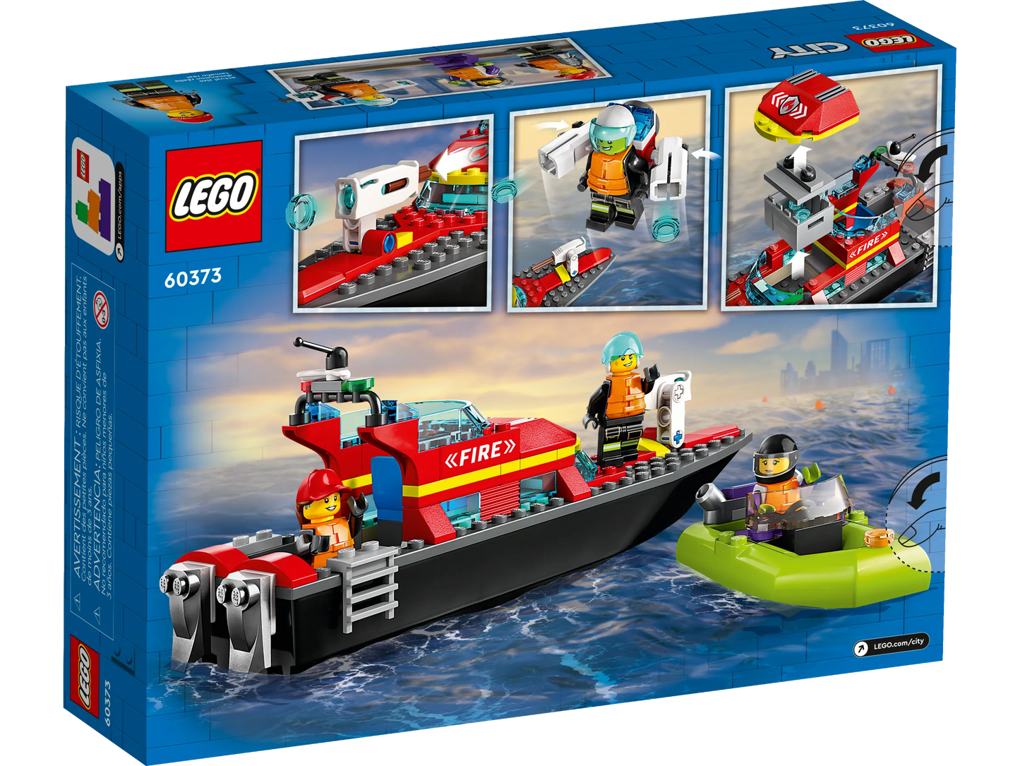 Lego City Fire Rescue Boat 60373