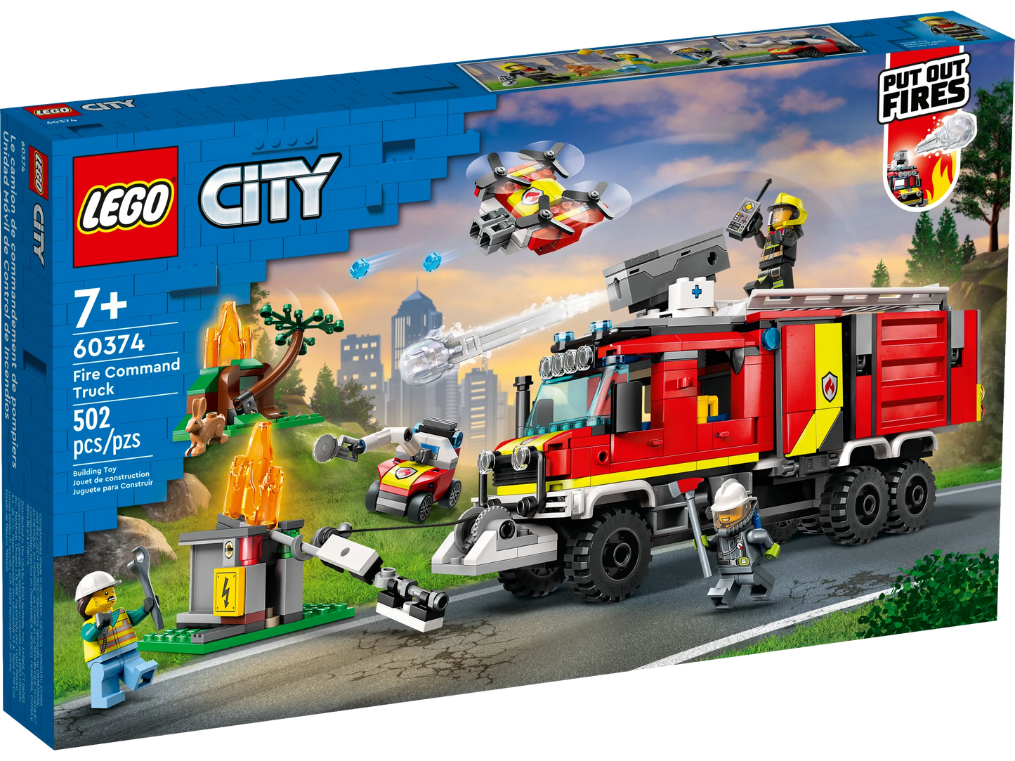 Lego City Fire Command Truck 60374