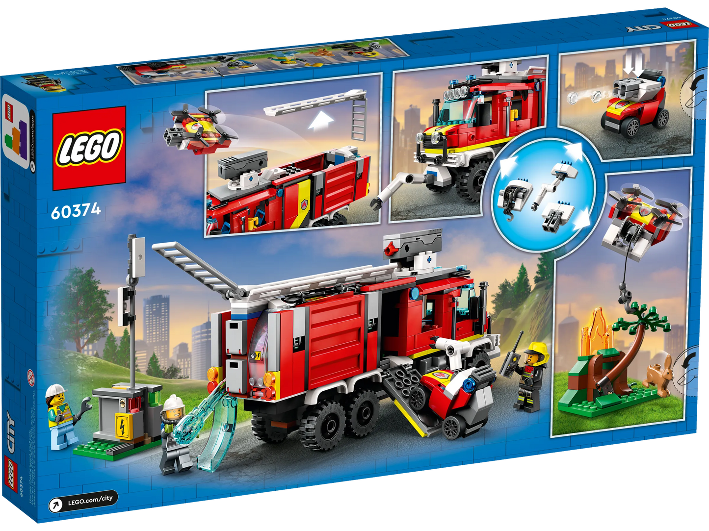 Lego City Fire Command Truck 60374