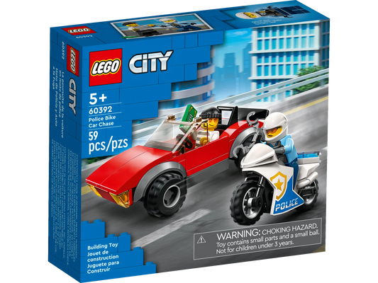 Lego City Police Bike Car Chase 60392
