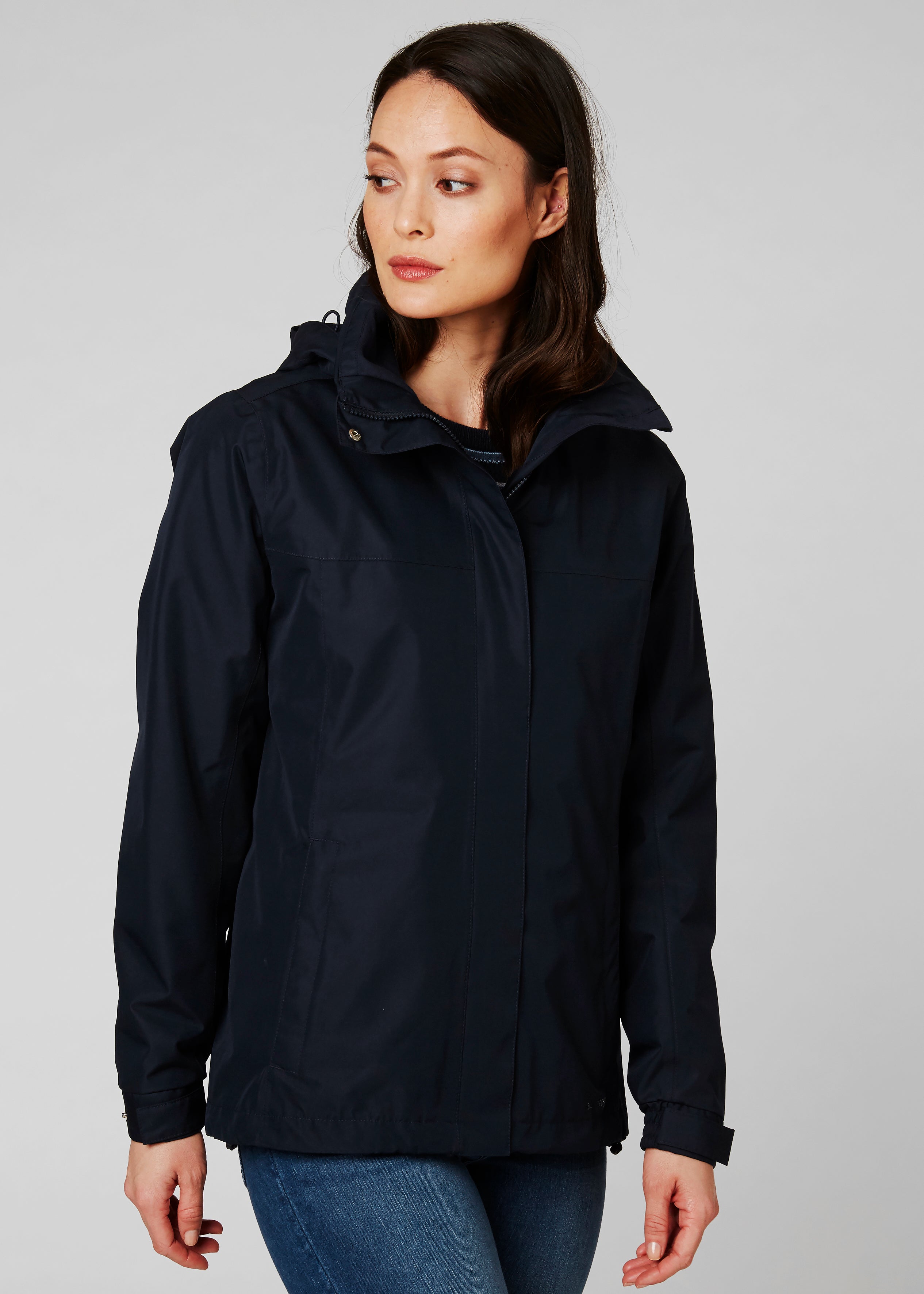 Helly-Hansen Women s Aden Waterproof Breathable Hooded Long Rain Jacket, Bl Helly Hansen Aden Hooded Waterproof Insulated Rain Jacket | Nordstrom