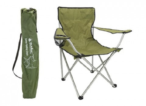 Summit Ashby Folding Camping Green Chair