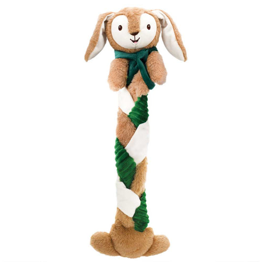 Happy Pet Dog Toy Plaited Pal Bunny