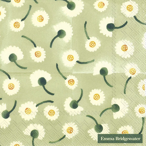 Emma Bridgewater Daisy Light Green Lunch Napkins