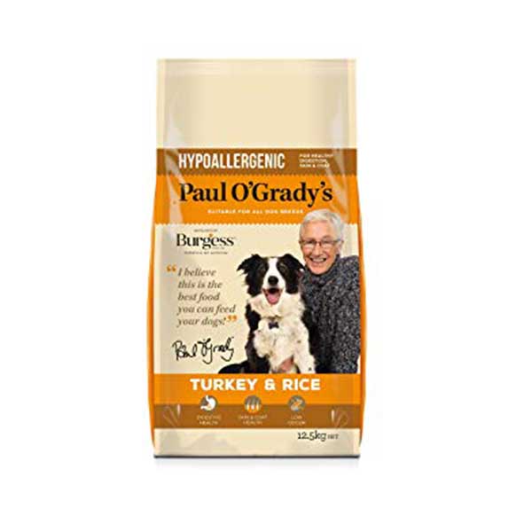 Paul O'Grady's Hypoallergenic Turkey & Rice Dog Food 12.5kg