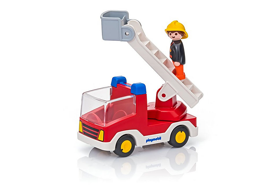 Playmobil 1.2.3 Ladder Unit Fire Truck 6967
