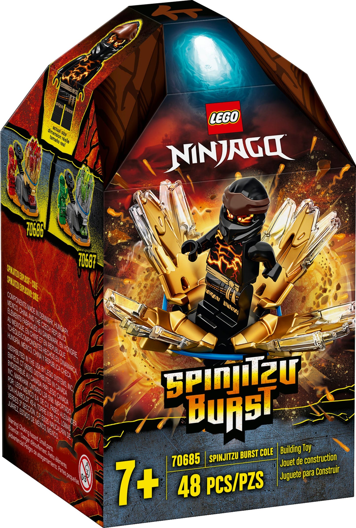 Lego Ninjago Spinjitzu Burst Cole 70685