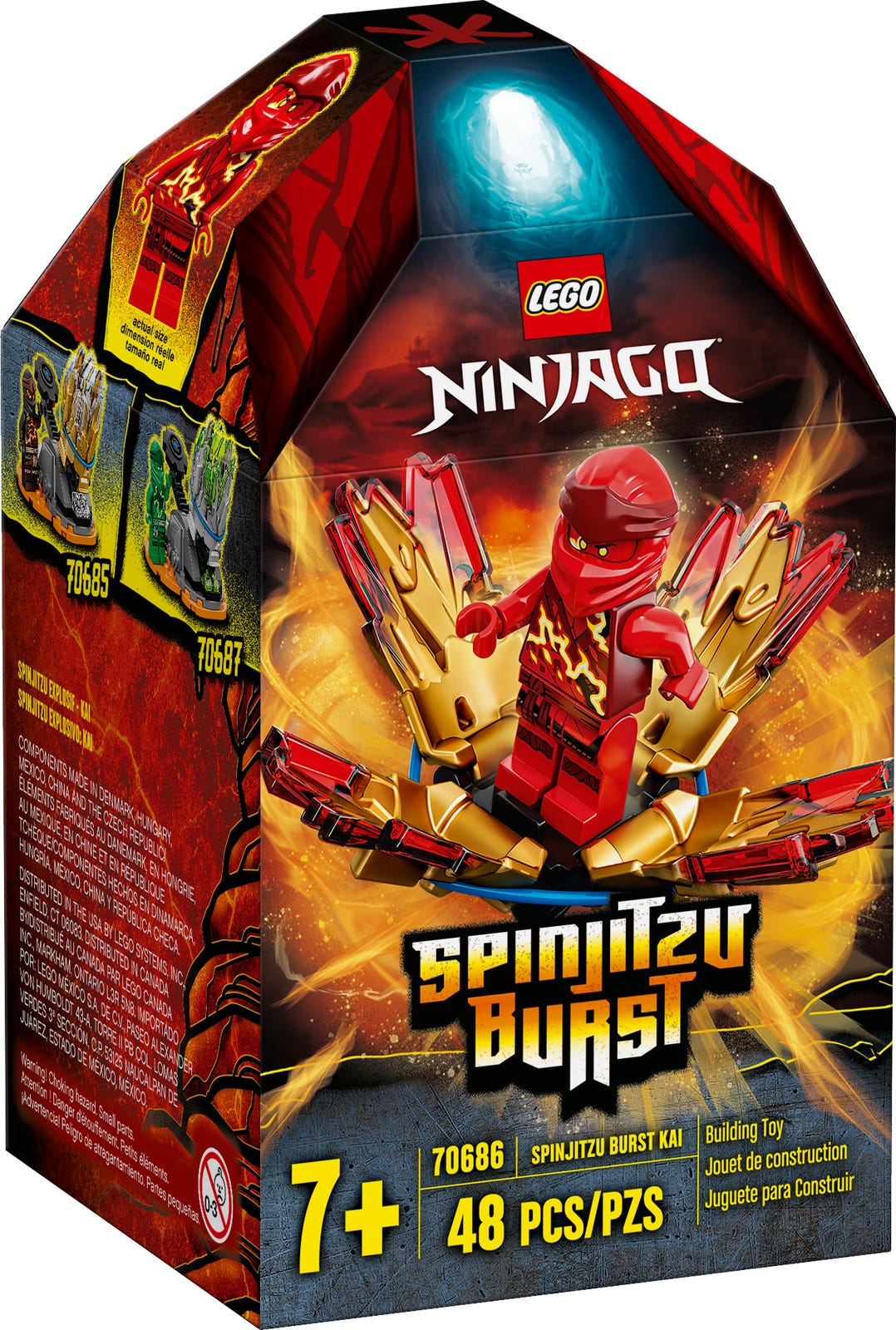 Lego Ninjago Spinjitzu Burst Kai 70686