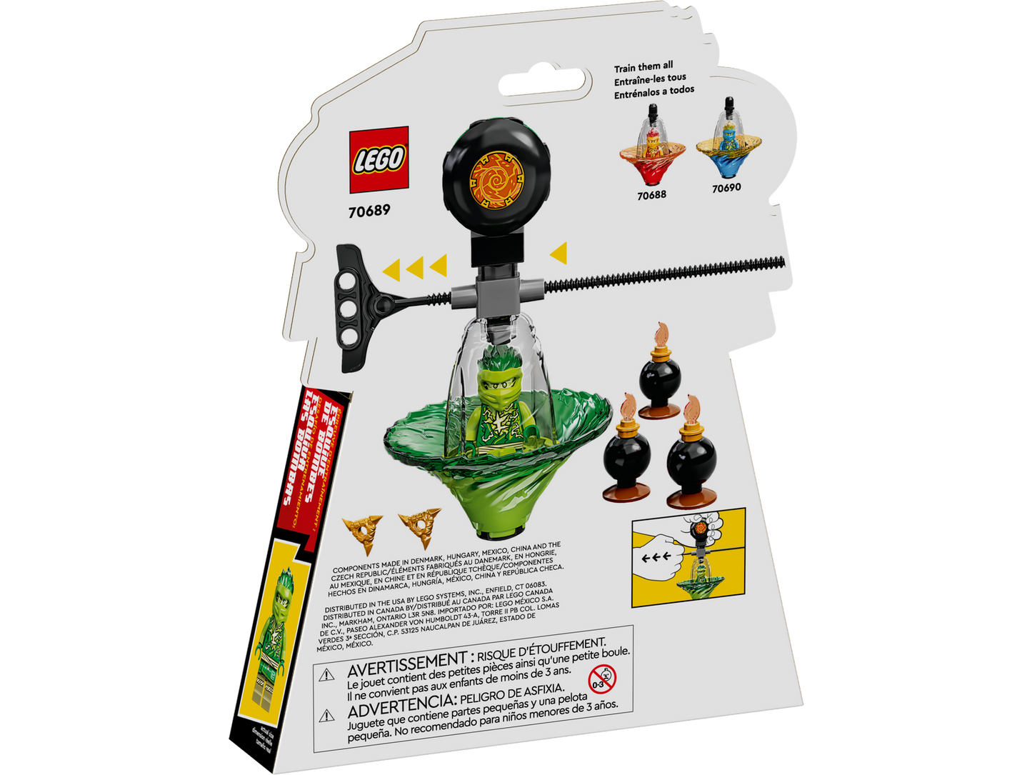 LEGO Ninjago Lloyd's Spinjitzu Ninja Training 70689