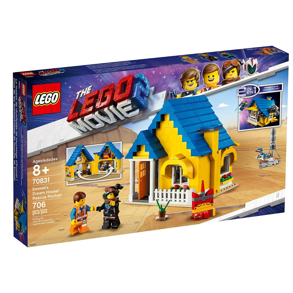 Lego Movie 2 Emmet's Dream House/Rescue Rocket 70831