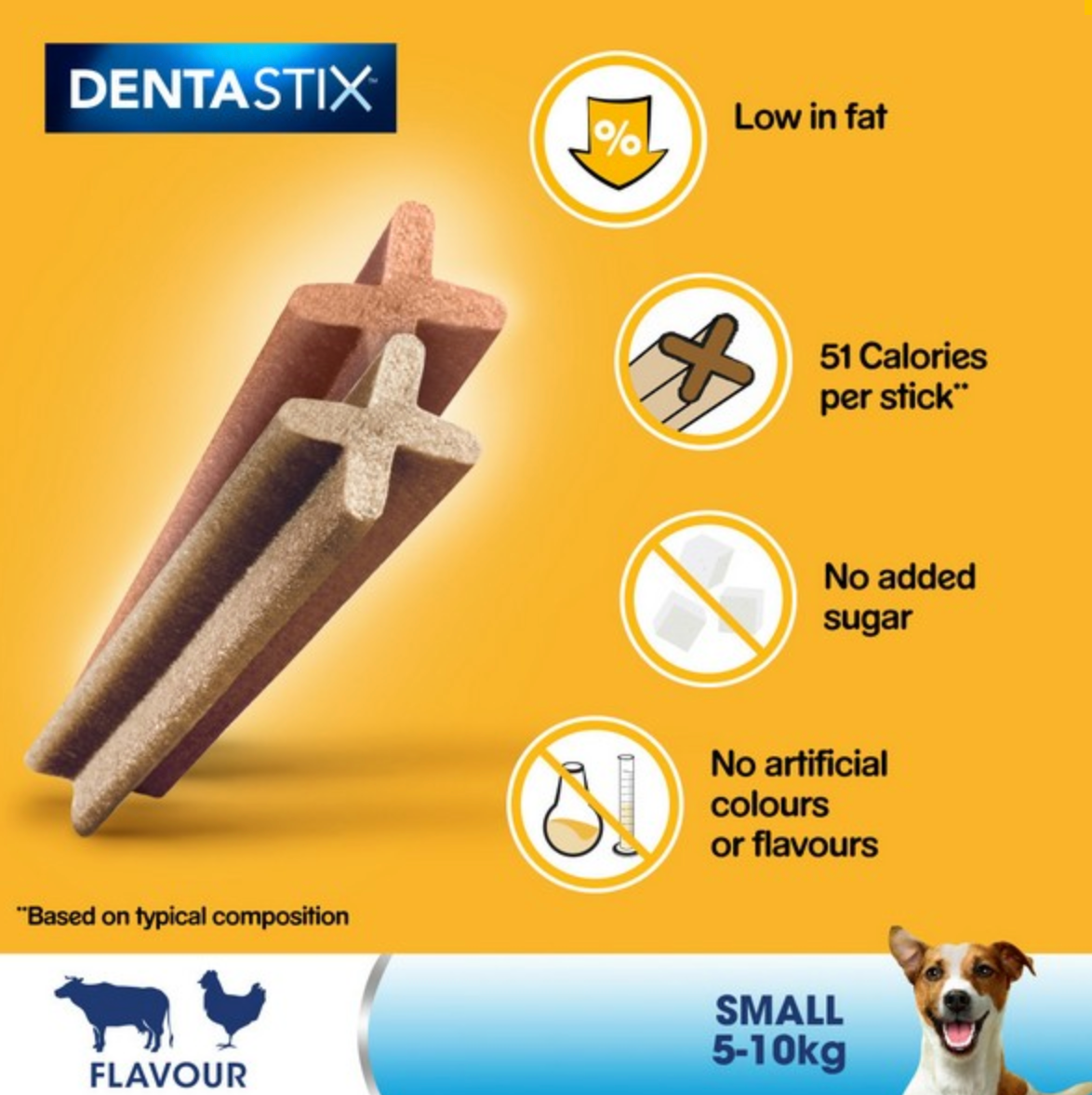 Pedigree DentaStix Daily Dental Chews Small Dog 7 Sticks 