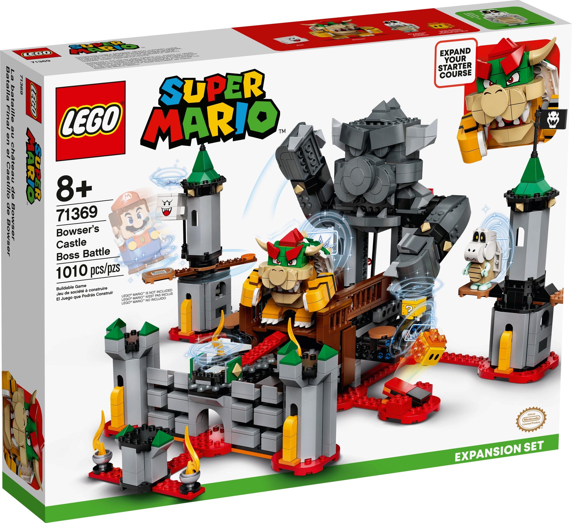 HOT Bowser Super Mario Lego Set Inicial LEGO Super Mario