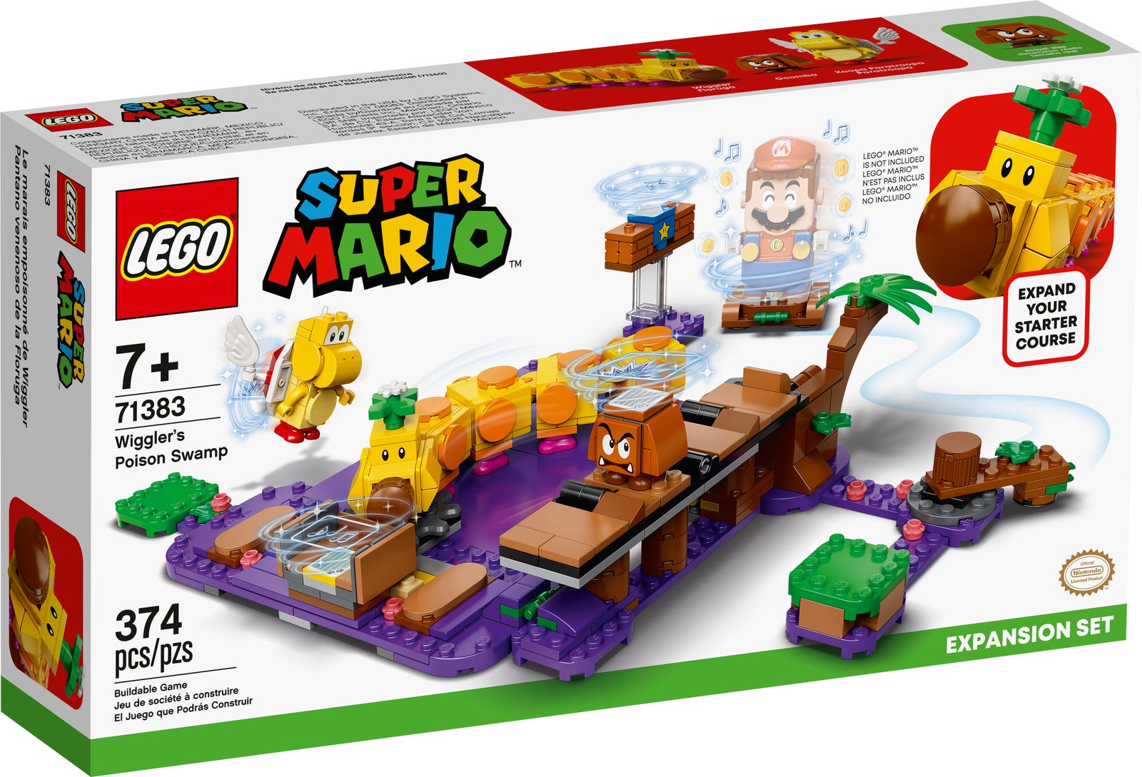 LEGO Super Mario Wiggler's Poison Swamp Expansion Set 71383