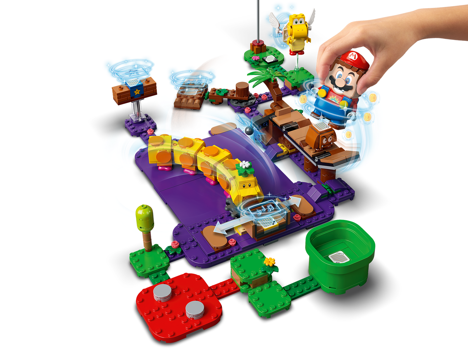LEGO Super Mario Wiggler's Poison Swamp Expansion Set 71383