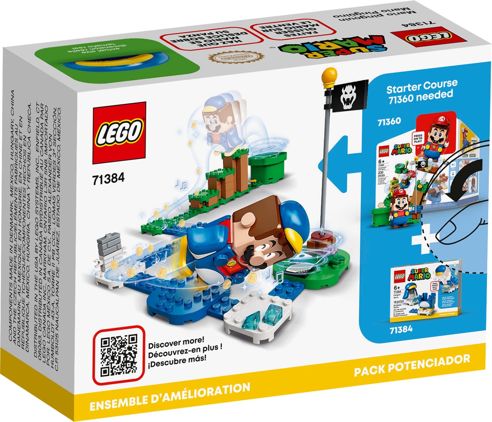 LEGO Super Mario Penguin Mario Power-Up Pack 71384