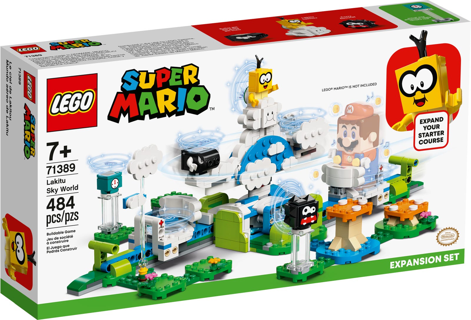 Lego Super Mario Lakitu Sky World Expansion Set 71389