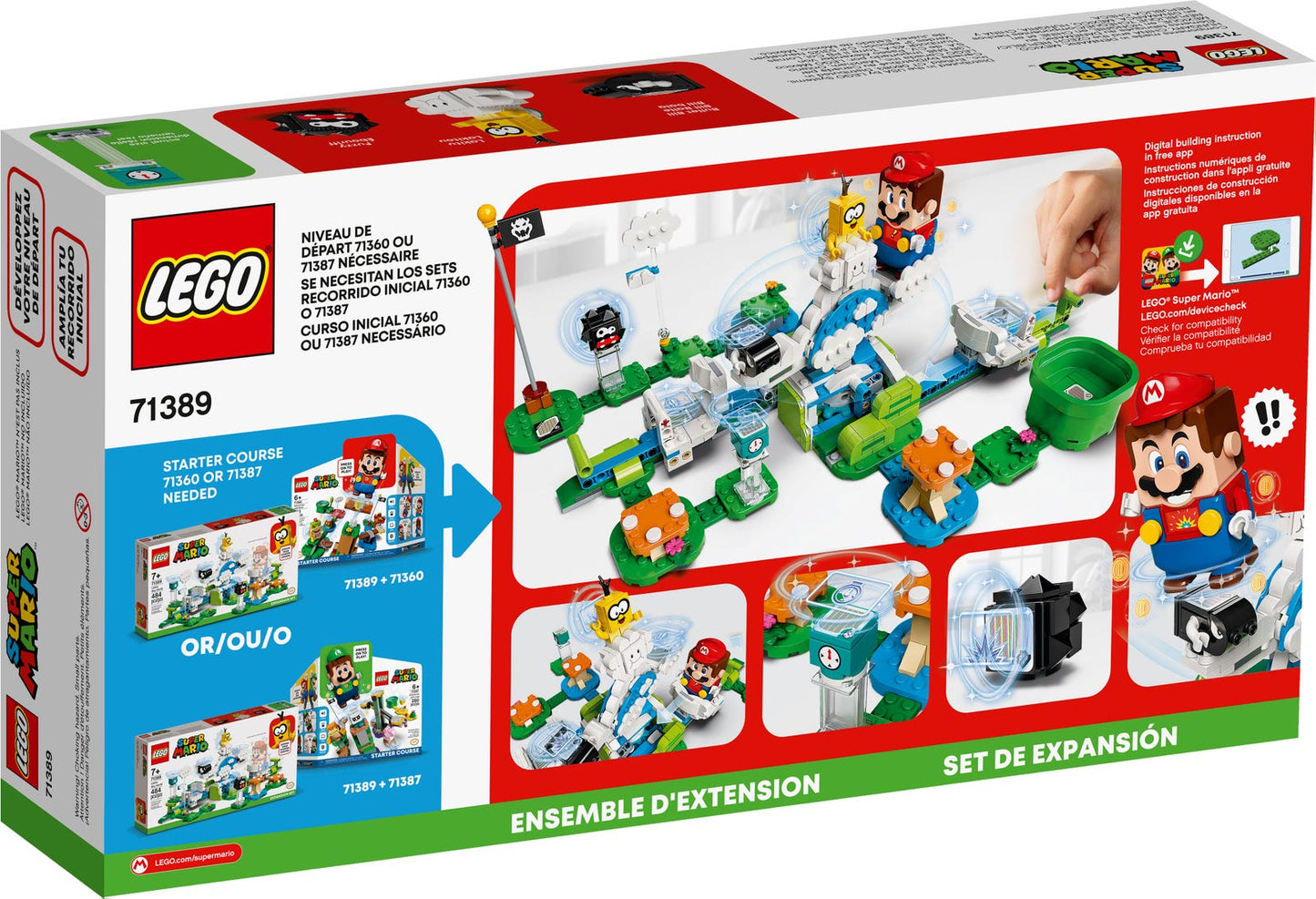 Lego Super Mario Lakitu Sky World Expansion Set 71389