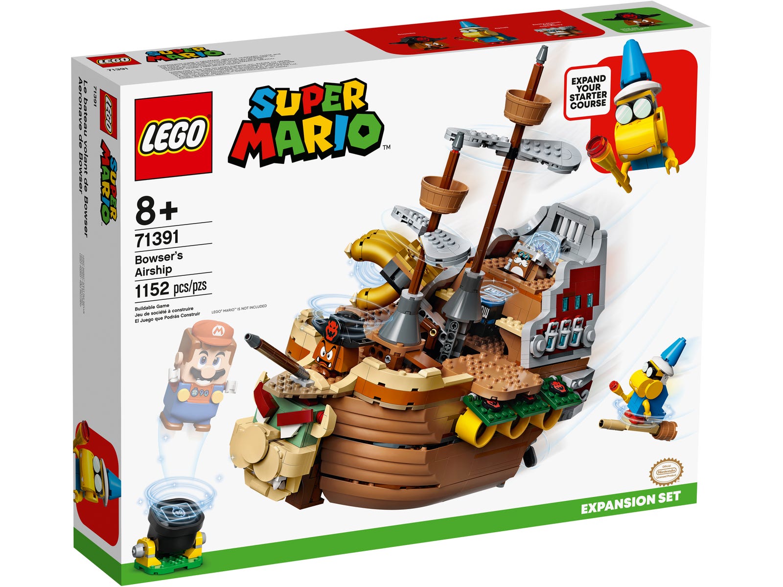 Lego Super Mario Bowser's Airship Expansion Set 71391