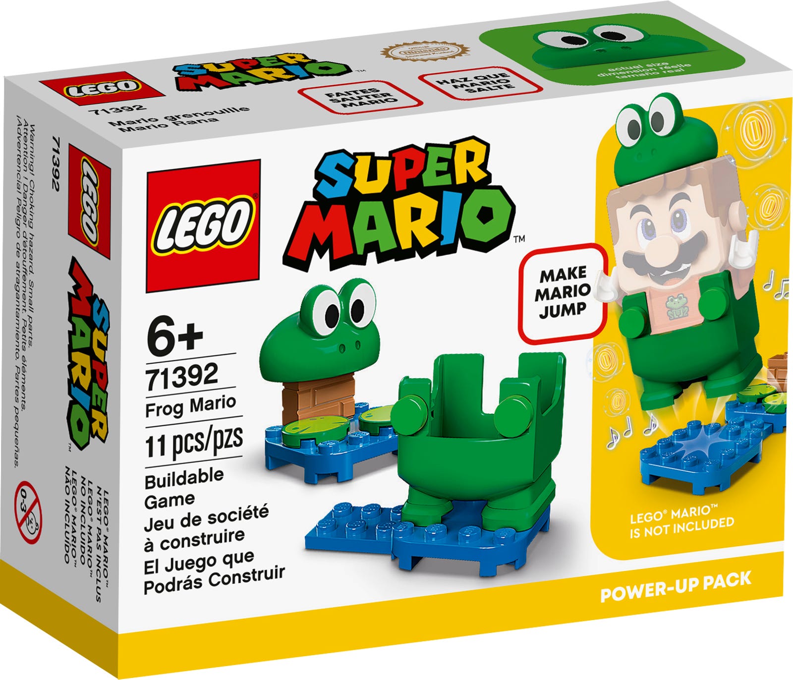 Lego Super Mario Frog Mario Power-Up Pack 71392