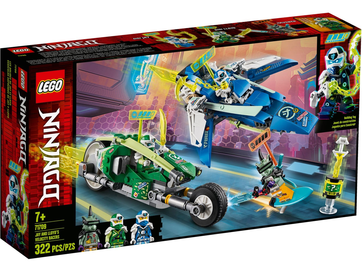Lego Ninjago Jay & Lloyd's Velocity Racers 71709