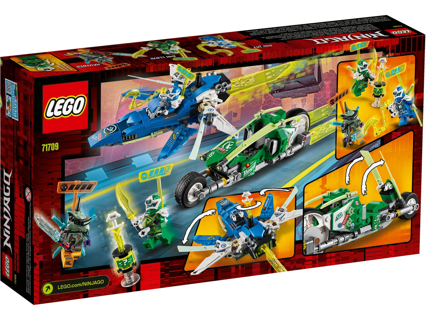 Lego Ninjago Jay & Lloyd's Velocity Racers 71709