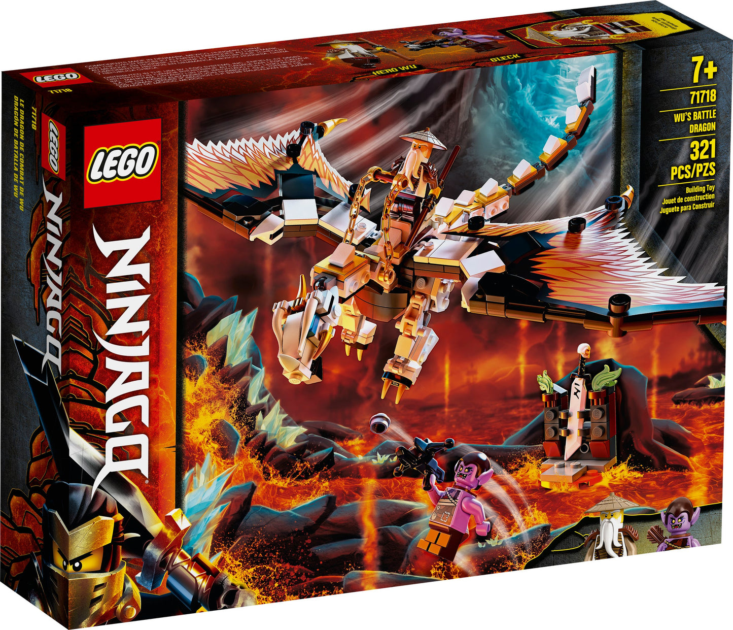 Lego Ninjago Wu's Battle Dragon 71718