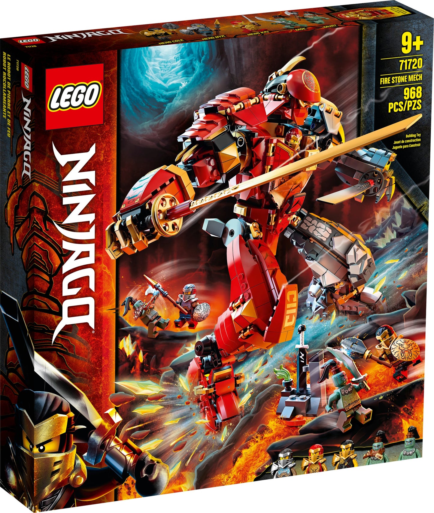 Lego Ninjago Fire Stone Mech 71720