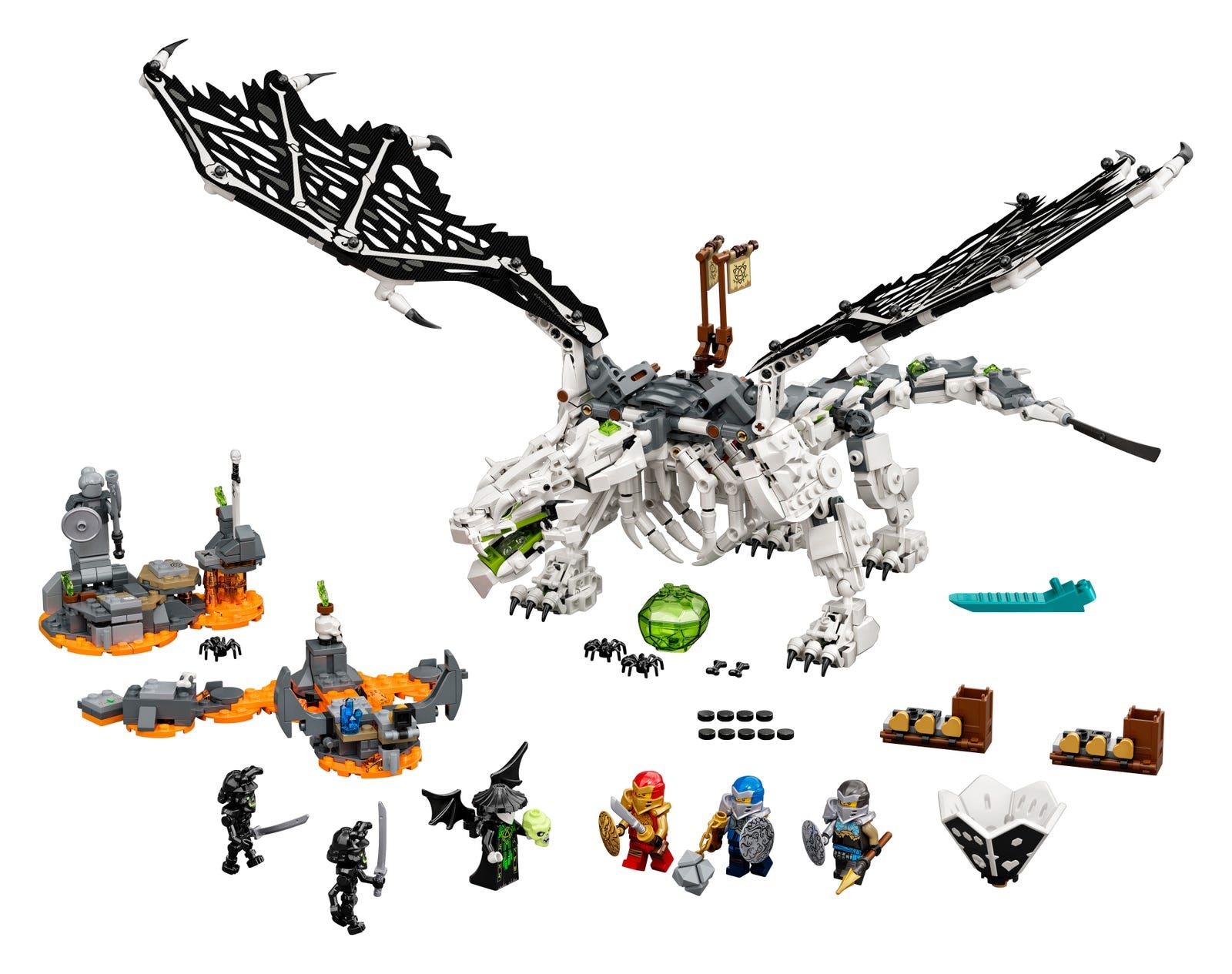 Ninjago Dragons Rising Summer 2020 Lego Ninjago Sets Lego Ninjago Skull Sorcerer's Dragon 71721 LEGO 71721 – Sam
