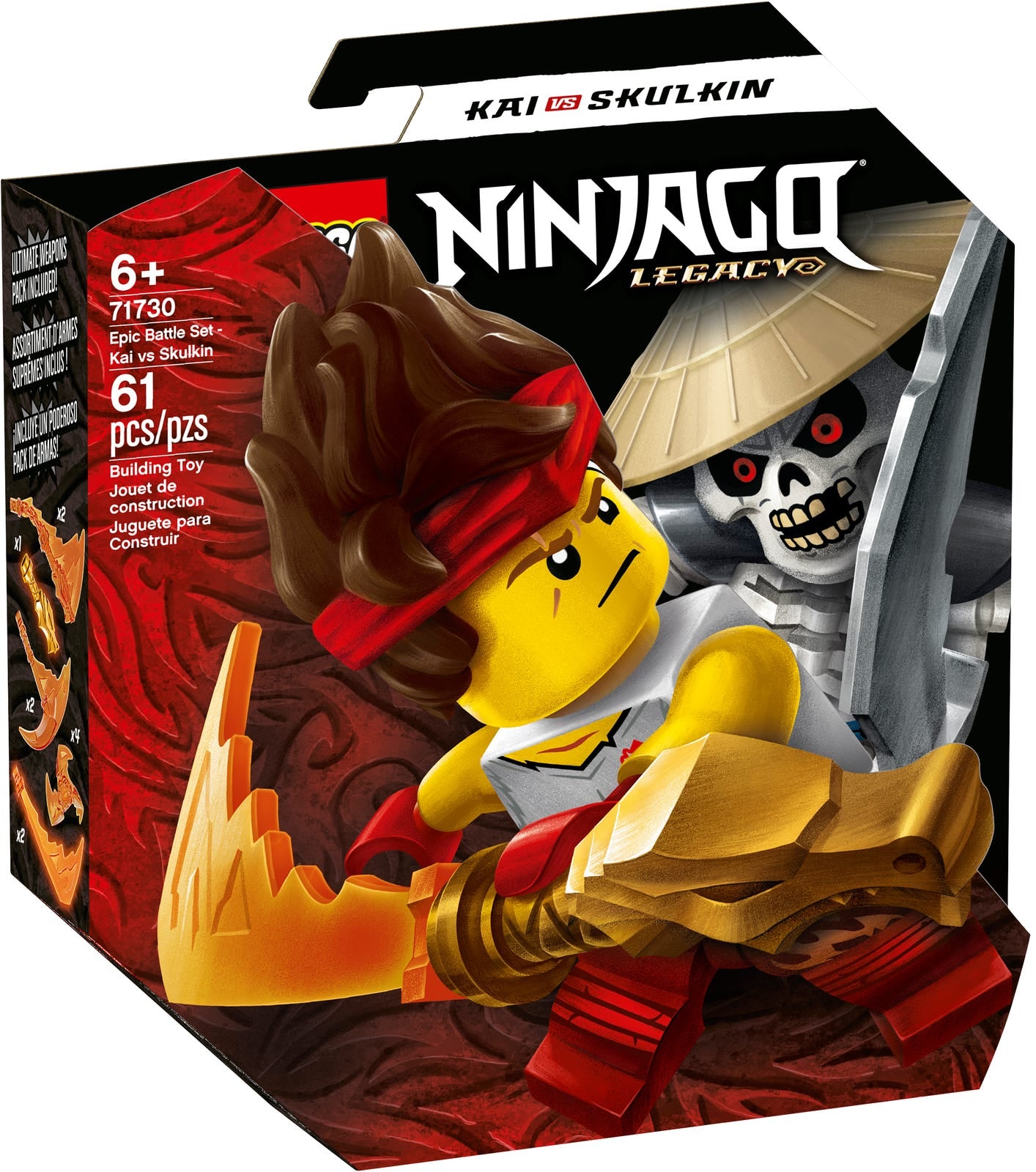 LEGO Ninjago Epic Battle Set - Kai vs Skulkin 71730