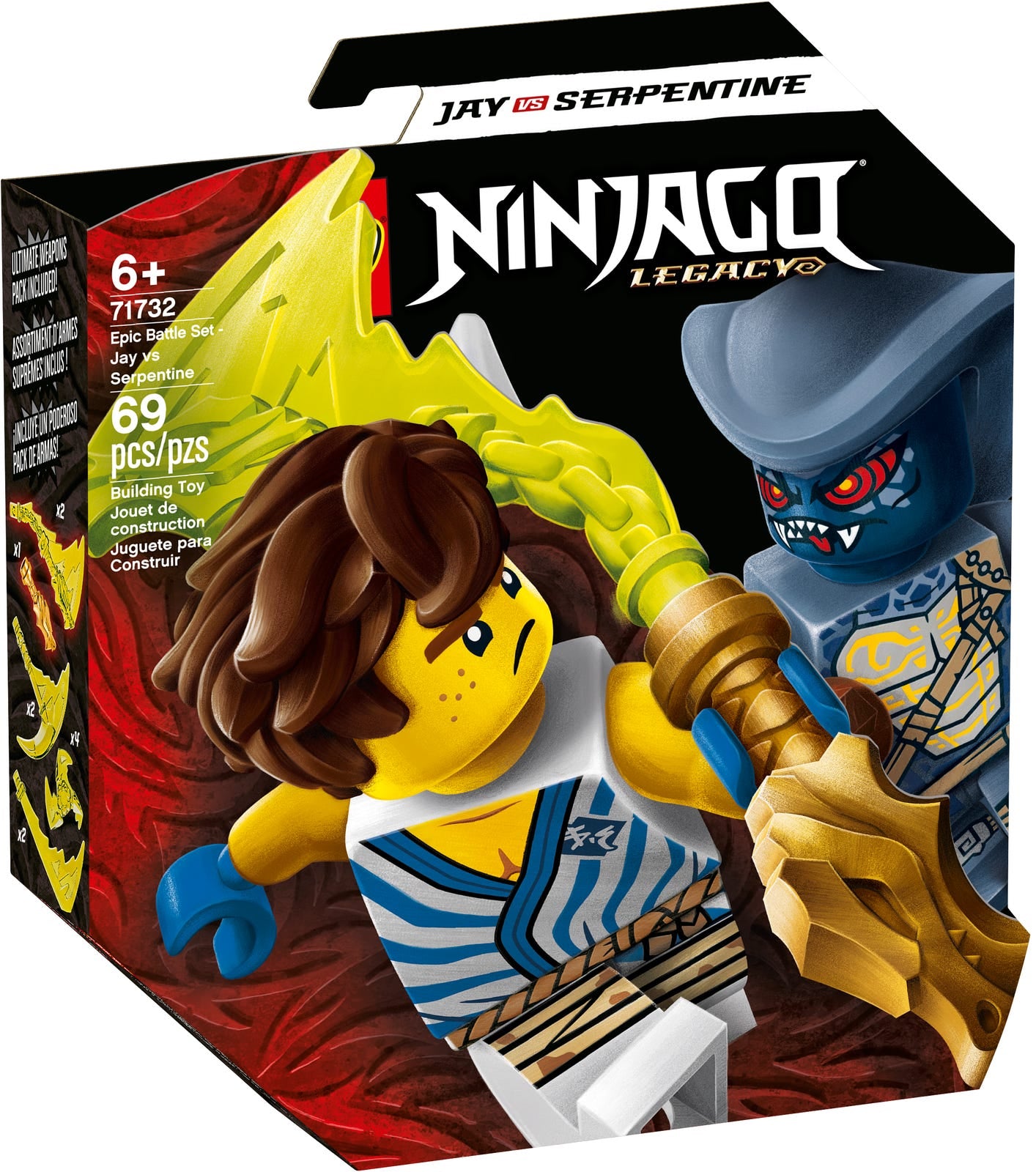 LEGO Ninjago Epic Battle Set - Jay vs Serpentine 71732