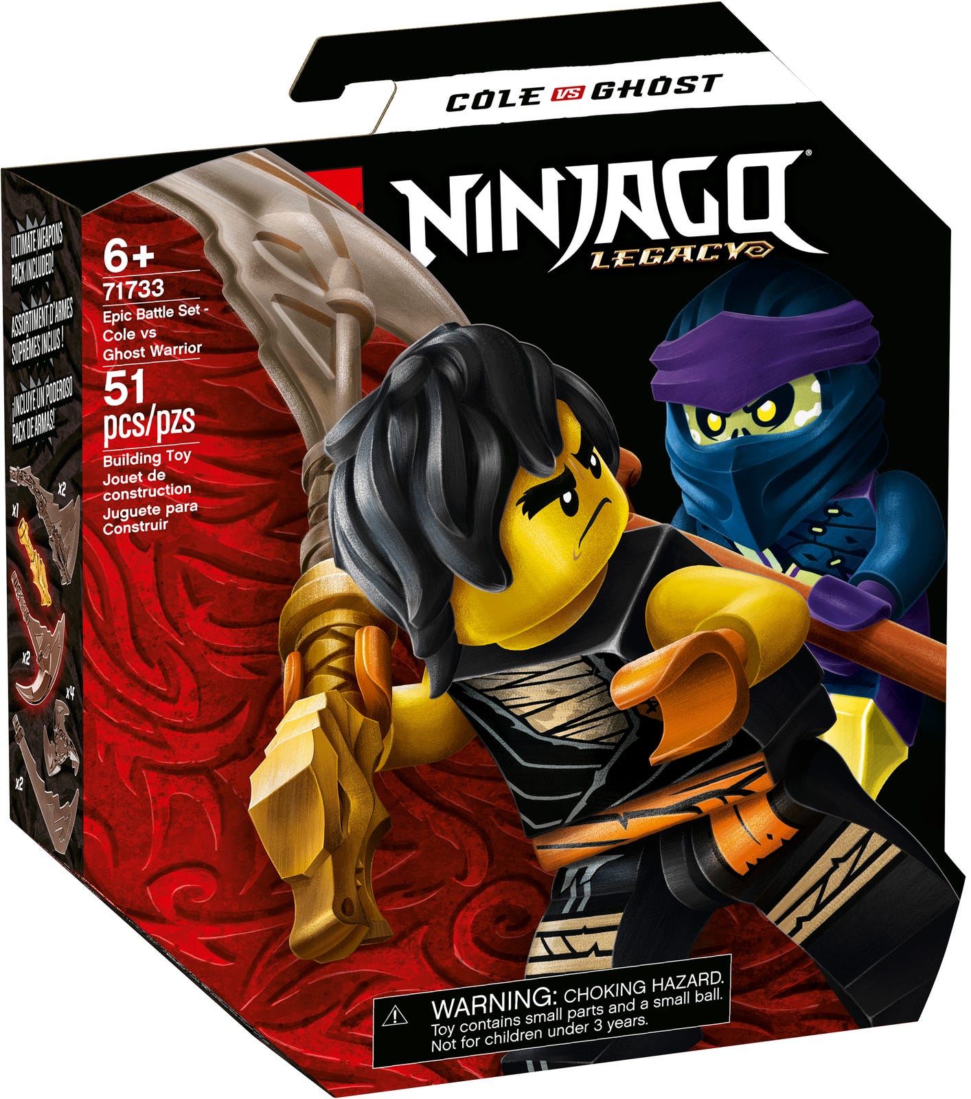 LEGO Ninjago Epic Battle Set - Cole vs Ghost Warrior 71733