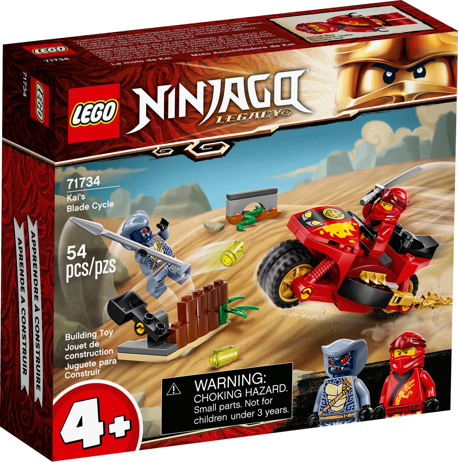 Lego Ninjago Kai's Blade Cycle 71734