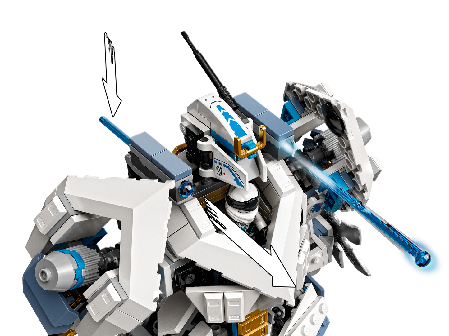 LEGO Ninjago Zane's Titan Mech Battle 71738
