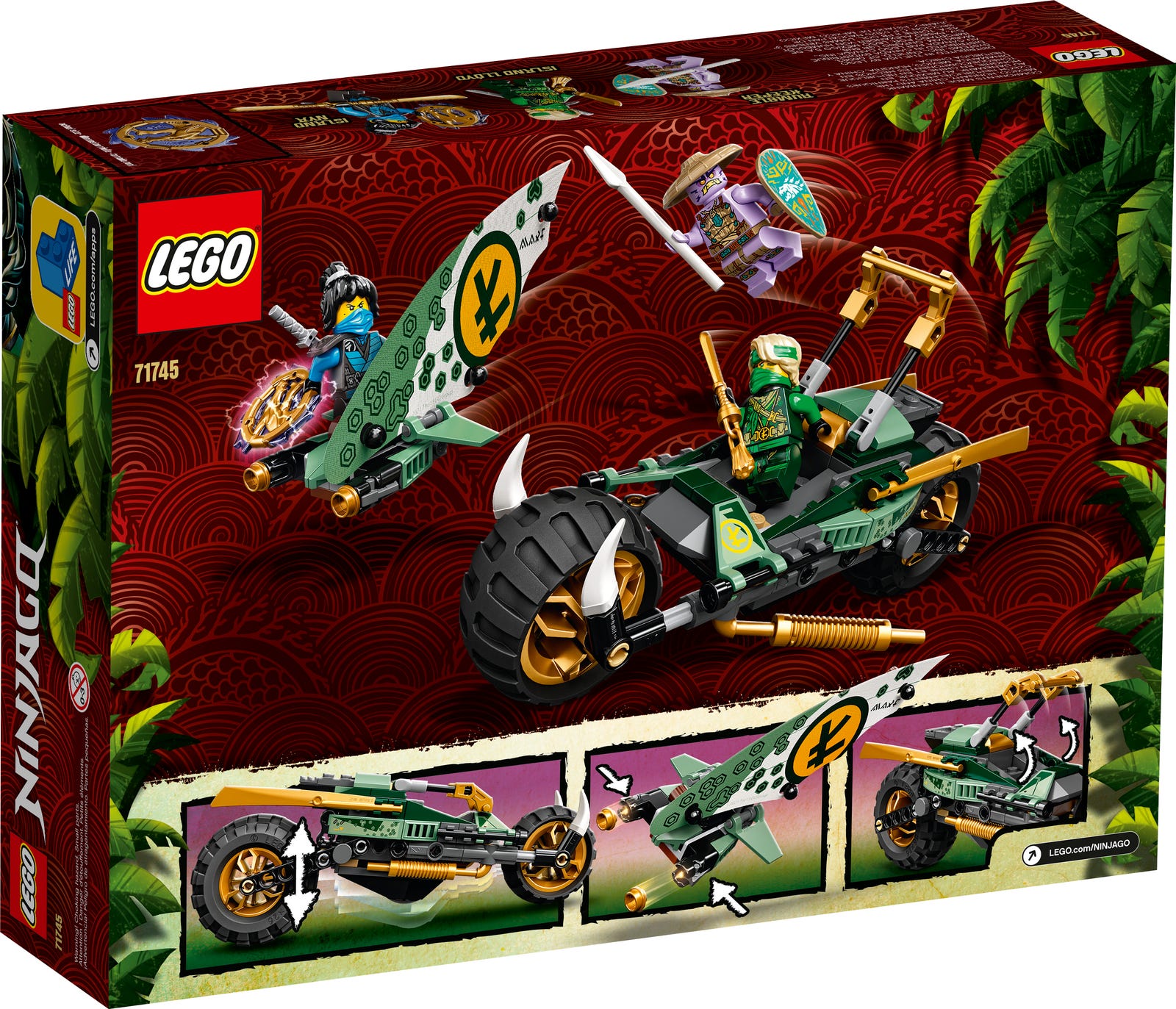 LEGO Ninjago Lloyd's Jungle Chopper Bike 71745 – Sam Turner Sons