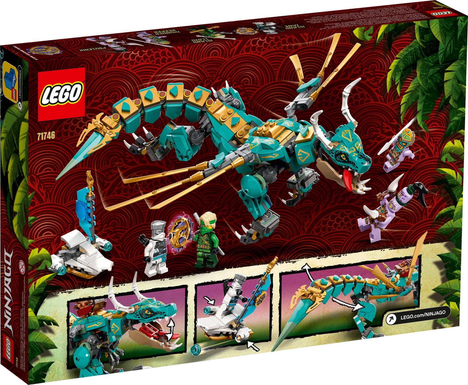 Lego Ninjago Jungle Dragon 71746