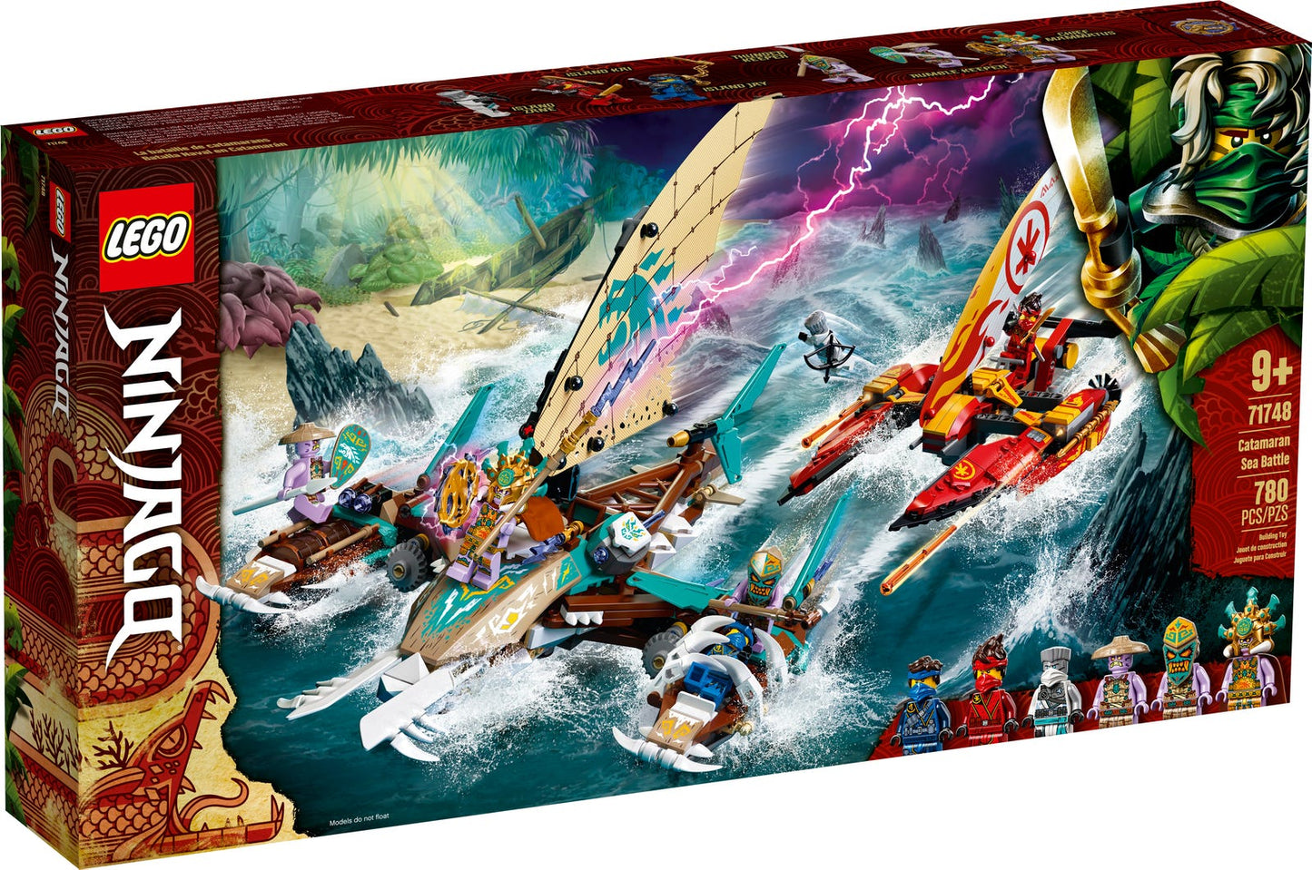 Lego Ninjago Catamaran Sea Battle 71748