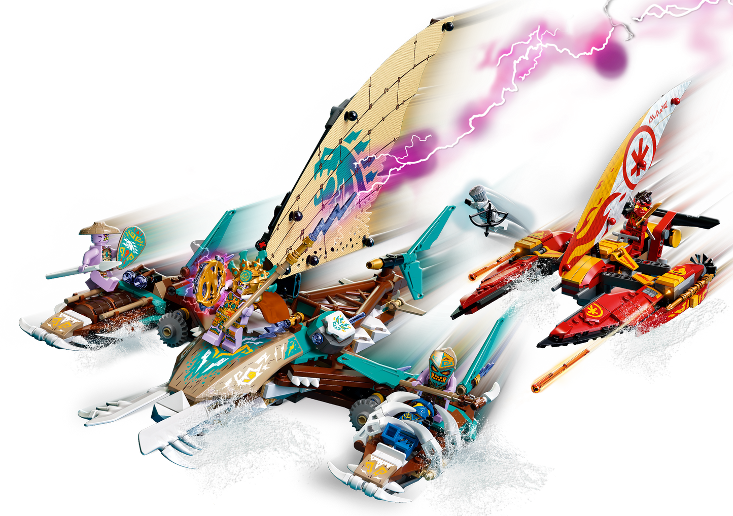 Lego Ninjago Catamaran Sea Battle 71748