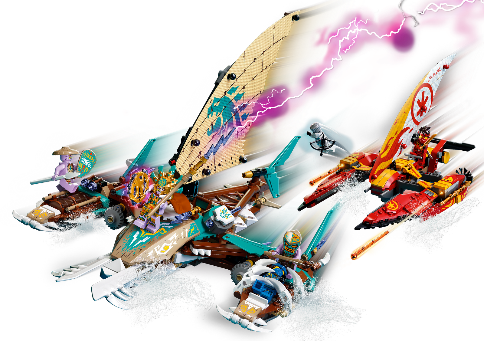 Lego Ninjago Catamaran Sea Battle 71748