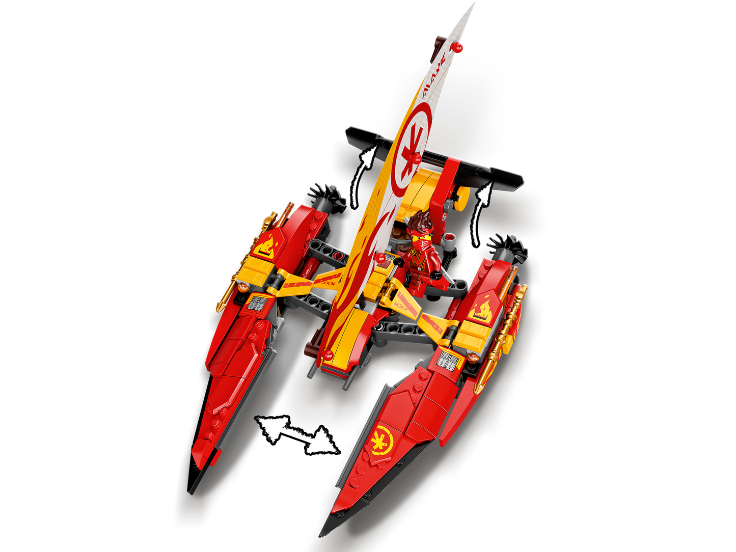 Lego Ninjago Catamaran Sea Battle 71748