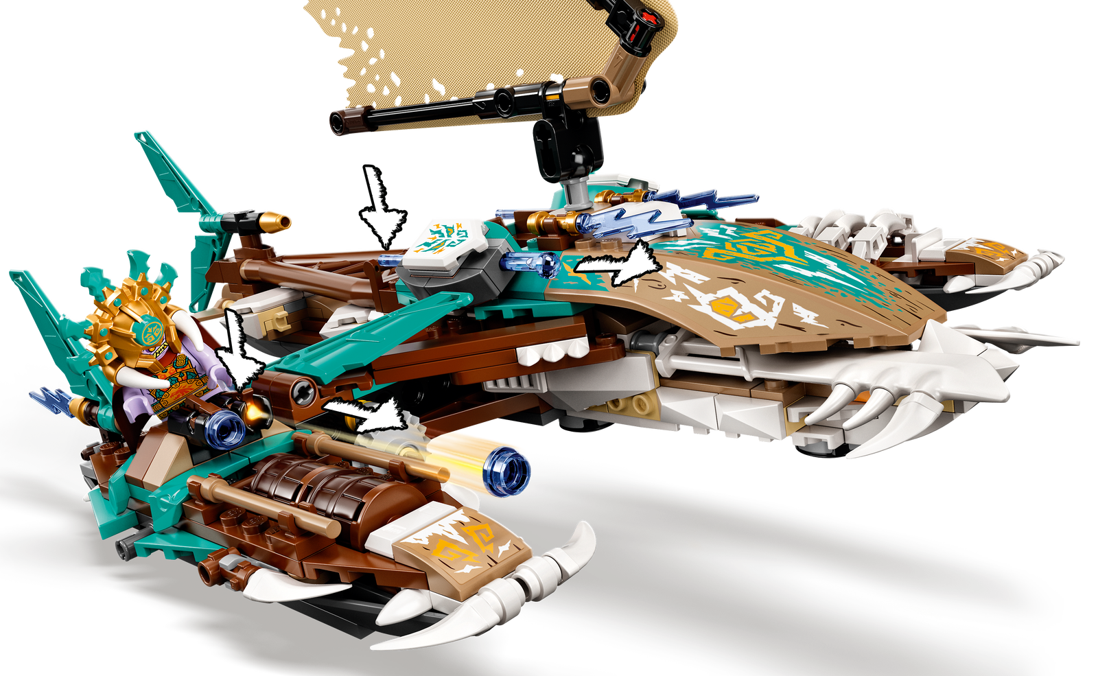 Lego Ninjago Catamaran Sea Battle 71748