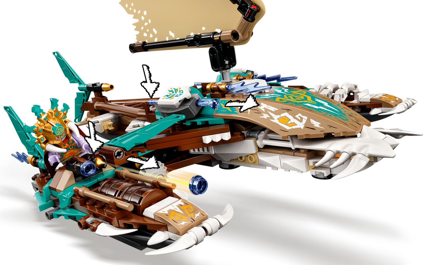 Lego Ninjago Catamaran Sea Battle 71748