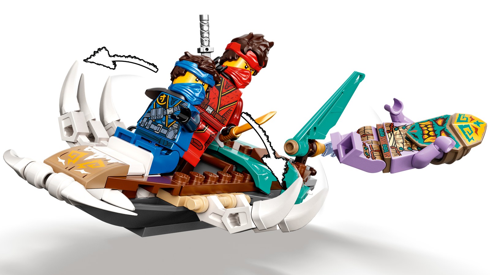 Lego Ninjago Catamaran Sea Battle 71748
