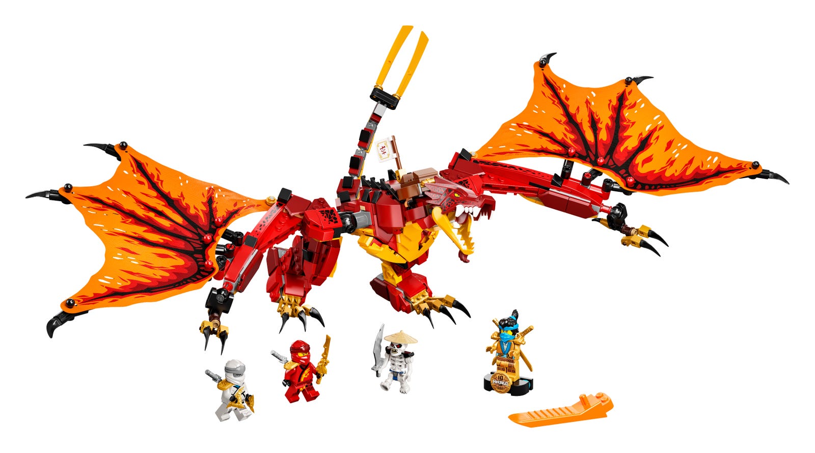 Lego Ninjago Fire Dragon Attack 71753