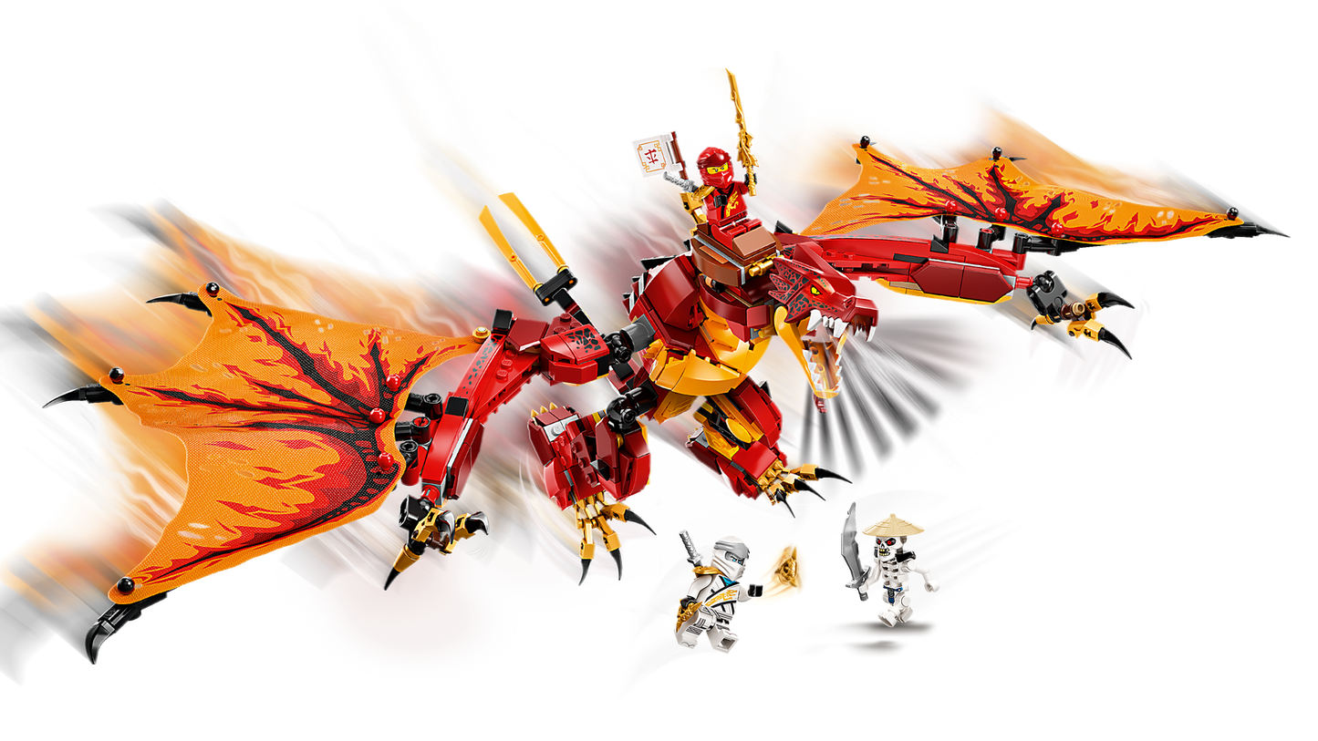 Lego Ninjago Fire Dragon Attack 71753
