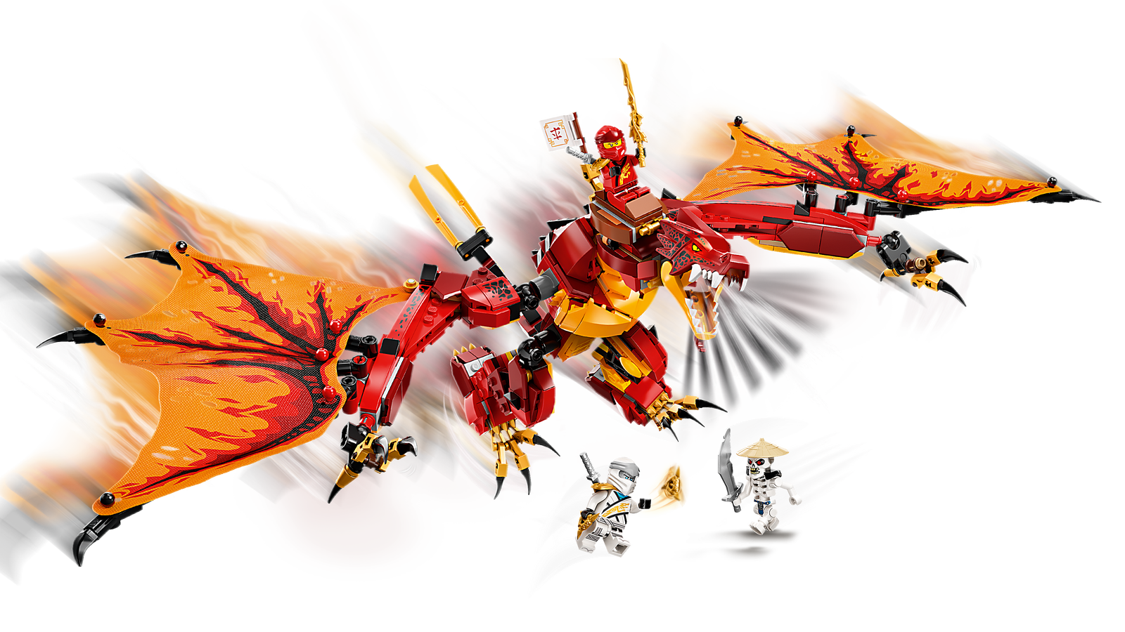 Lego Ninjago Fire Dragon Attack 71753