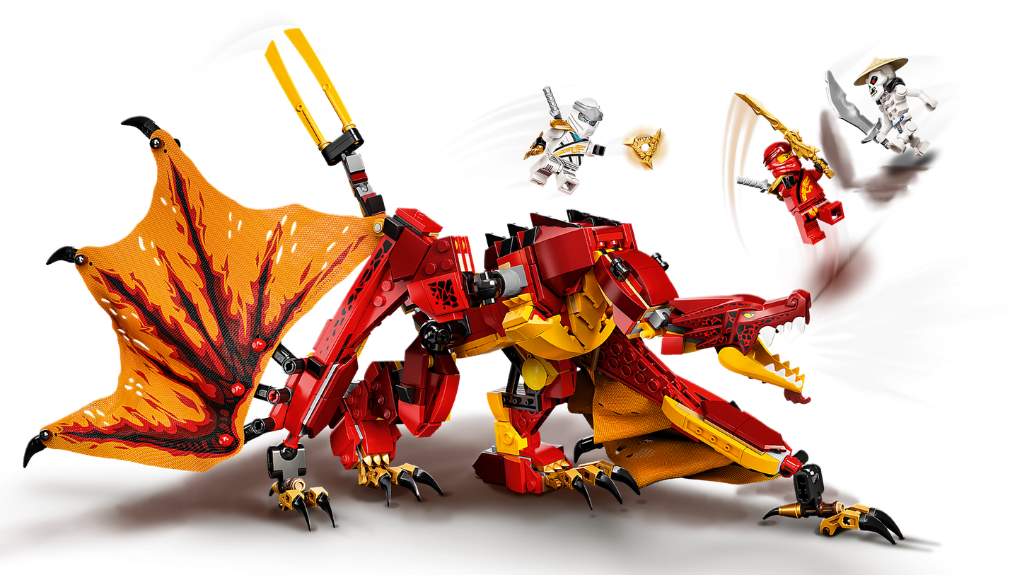 Lego Ninjago Fire Dragon Attack 71753